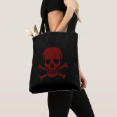 Tote Bag Crâne et os (De près)
