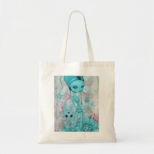 Tote Bag Crâne Fourre-tout de lapin (Devant)
