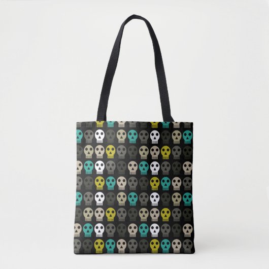 Tote Bag Crâne funky (Devant)