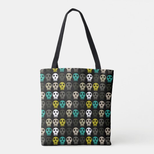 Tote Bag Crâne funky (Dos)