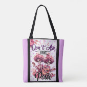Tote Bag Crâne pourpre et joli sucre (Dos)