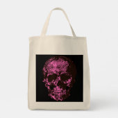 Tote Bag Crâne rose (Dos)