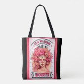 Tote Bag Crâne rose et joli sucre (Dos)