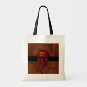 Tote Bag Crâne rouge (Devant)