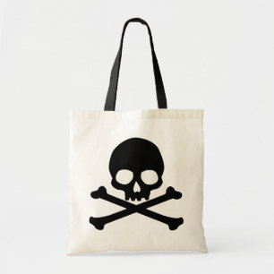 Tote Bag Crâne simple et os croisés