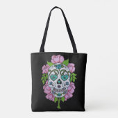Tote Bag Crâne un Fourre-tout de sucre (Dos)