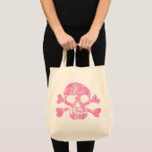 Tote Bag Crâne usé et os croisés (Devant (produit))