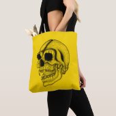 Tote Bag Crâne Vampire (De près)