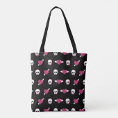 Tote Bag Crânes et coeurs (Dos)