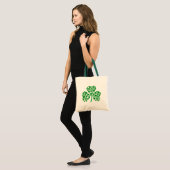 Tote Bag Crânes shamrocks (Devant (modèle))