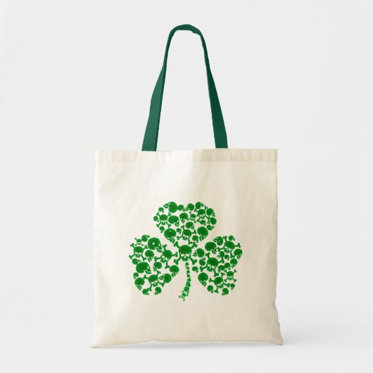 Tote Bag Crânes shamrocks (Devant)