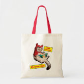 Tote Bag Cranky Devil Cat (Devant)