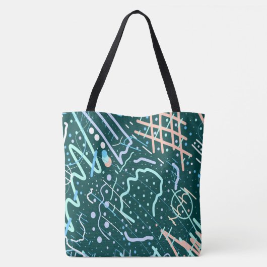 Tote Bag Cratères et comètes (Dos)