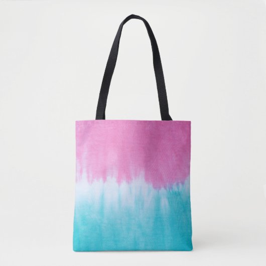 Tote Bag Cravate-Dye Abstrait : Conception de tissu de coto (Devant)