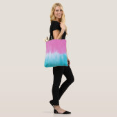 Tote Bag Cravate-Dye Abstrait : Conception de tissu de coto (Sur le modèle)