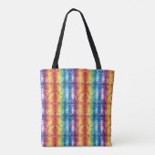 Tote Bag Cravate-Dye arc-en-ciel (Dos)