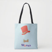 Tote Bag Cravate Wonka Top Hat & Bow (Devant)