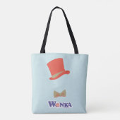 Tote Bag Cravate Wonka Top Hat & Bow (Dos)