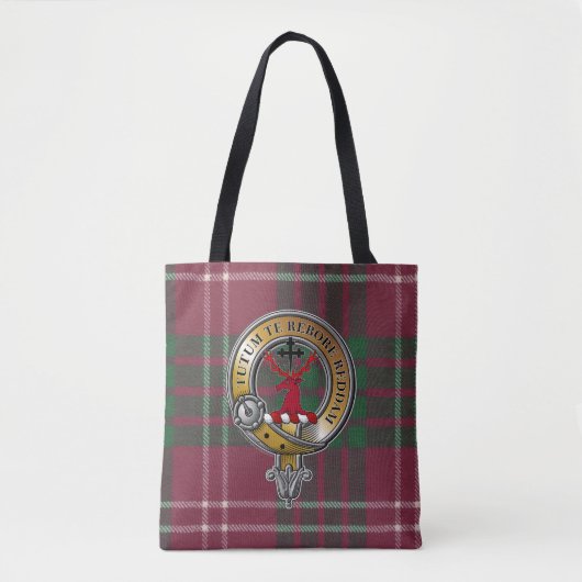 Tote Bag Crawford Tartan & Badge (Devant)