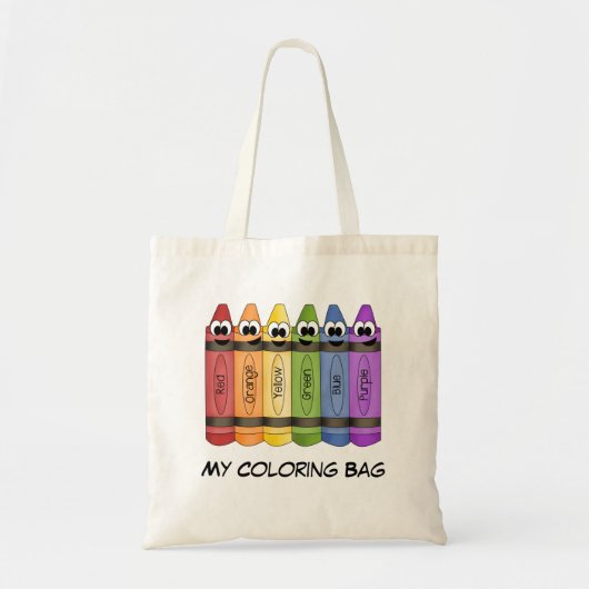 Tote Bag Crayons (Devant)