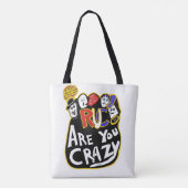 Tote Bag Crazy Good Vibes, Vibrant (Dos)
