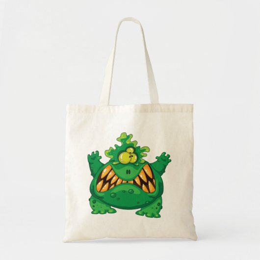 Tote Bag Crazy Green Monster (Devant)