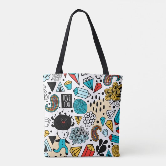 Tote Bag Crazy head (Dos)
