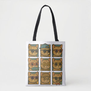 Tote Bag Crazy Kitty Club