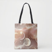 Tote Bag Creamy Ivory Peach Moon Soft Glow (Devant)