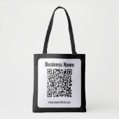 Tote Bag Create Your Own QR Code | Transperant (Devant)