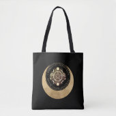 Tote Bag Créateur de bijoux Céleste Mystique Lune (Devant)