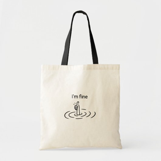 Tote Bag Créatif, fantasque, minimaliste (Devant)