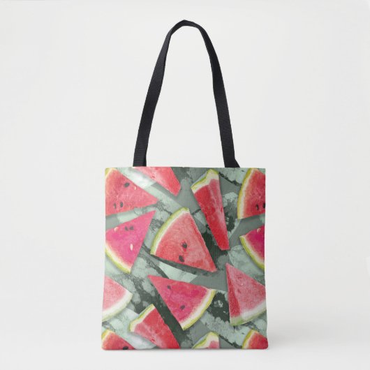 Tote Bag Création du Motif de pastèque 4 (Devant)