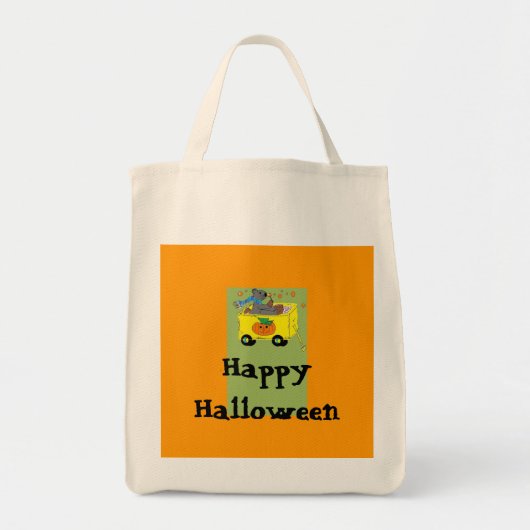 Tote Bag Création fantaisiste d'Halloween (Devant)
