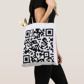 Tote Bag Création instantanée de code QR (en entrant votre  (De près)