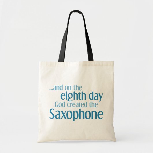 Tote Bag Création saxophone (Devant)