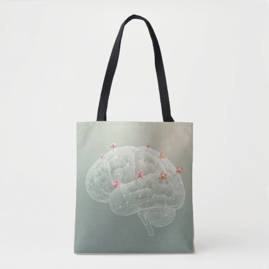 Tote Bag Créativité Botanique du Cerveau (Devant)