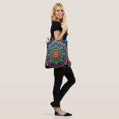 Tote Bag Créativité vibrante de mandala (Sur le modèle)