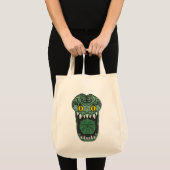 Tote Bag Créature à dent de grotesque émeraude (Devant (produit))