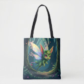 Tote Bag Créature de Fée Enchantée – Lutin de la Forêt Magi (Devant)