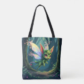 Tote Bag Créature de Fée Enchantée – Lutin de la Forêt Magi (Dos)