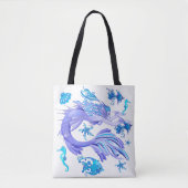 Tote Bag Créature de la fée mauve de sirène (Devant)