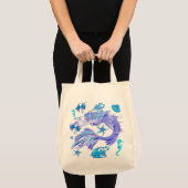 Tote Bag Créature de la fée mauve de sirène (Devant (produit))