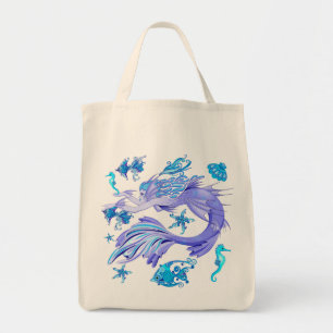 Tote Bag Créature de la fée mauve de sirène