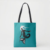 Tote Bag Créature marine de dark fantasy Mermaid gothique (Devant)