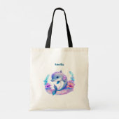 Tote Bag Créature Mer Dauphin Cute (Dos)
