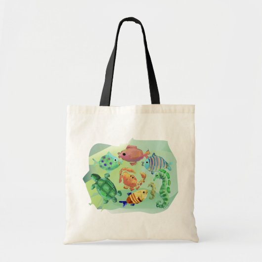 Tote Bag Créatures Fourre-tout de mer (Devant)