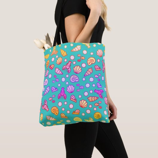 Tote Bag Créatures géniales Fourre-tout de mer (De près)