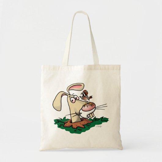 Tote Bag Crécerelle et Lapin (Devant)