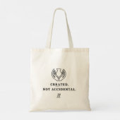 Tote Bag Créé. Pas accidentel. (Dos)